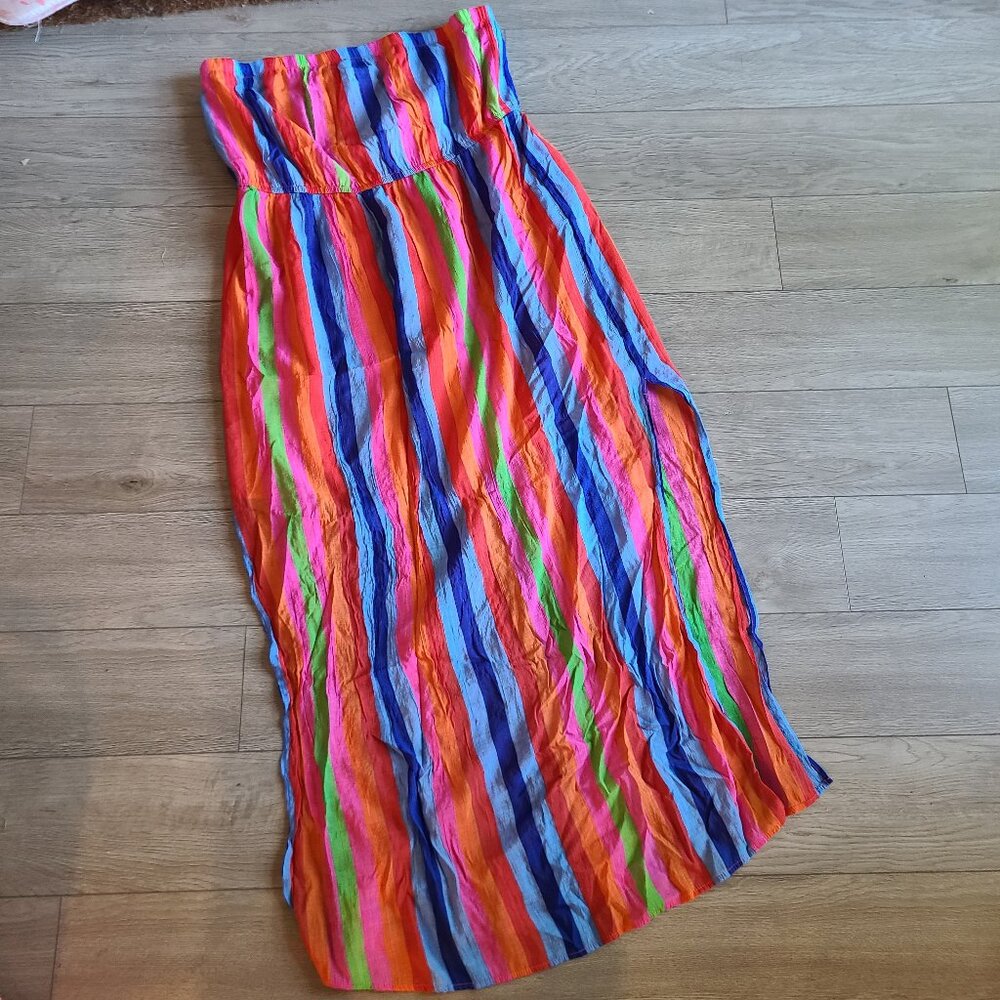 Horizontal Striped 2X Dress Forever 21